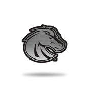 NCAA Boise State Broncos Antique Nickel Auto Emblem for Car/Truck/SUV By Rico Industries, AEM490701