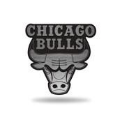 NBA Chicago Bulls Antique Nickel Auto Emblem for Car/Truck/SUV By Rico Industries, AEM72001