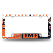 Bears All Over Chrome Frame, AFC1201B