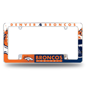 Broncos All Over Chrome Frame, AFC1601B