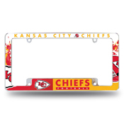 Chiefs All Over Chrome Frame, AFC2701B