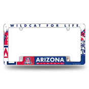 Arizona University All Over Chrome Frame, AFC460101B