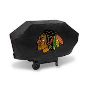 Blackhawks Deluxe Grill Cover (Black), BCB7702
