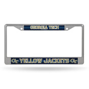 Georgia Tech Yellow Jackets Bling Chrome Frame, FCGL110302