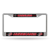 Carolina Hurricanes Glitter Chrome License Plate Frame, FCGL8002