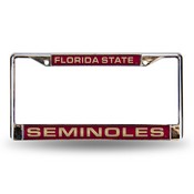 Florida State Red Laser Chrome Frame, FCL100201