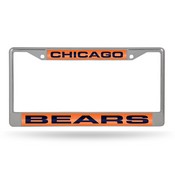 Chicago Bears Grey / Orange Laser Chrome Frame, FCL1202