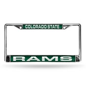 Colorado State Green Laser Chrome Frame, FCL500201