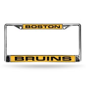 Bruins Laser Chrome Frame, FCL7302