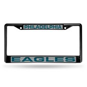 Philadelphia Eagles Black Laser Chrome Frame, FCLB2501