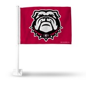 Georgia Red Flag With New Bulldog Logo Car Flag, FG110108