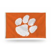 Clemson Banner Flag (Orange W/White Paw), FGB120204