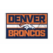 Rico Industries NFL Football Denver Broncos Bold 3' x 5' Banner Flag, FGB1660