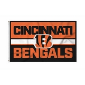 Rico Industries NFL Football Cincinnati Bengals Bold 3' x 5' Banner Flag, FGB3260