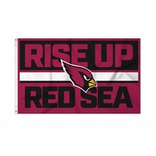 Rico Industries NFL Football Arizona Cardinals Bold 3' x 5' Banner Flag, FGB3660