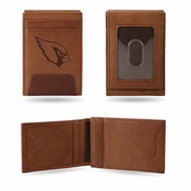 Cardinals - Az Premium Leather Front Pocket Wallet, FPW3601