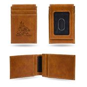 Arizona Coyotes Brown Laser Engraved Front Pocket Wallet, LEFPW6802BR
