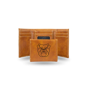 Butler Laser Engraved Brown Trifold Wallet, LETRI200601BR
