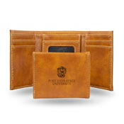 Fort Hays State Laser Engraved Trifold Wallet - Brown, LETRI310401BR