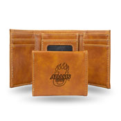 Adams State Grizzlies Brown Laser Engraved Trifold, LETRI500801BR