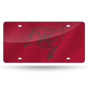 Tampa Bay Buccaneers Colored Laser Cut Auto Tag, LZC2107
