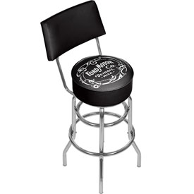 Ford Swivel Bar Stool with Back - Vintage 1903 Ford Motor Co., FD1100-FM03