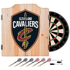 Cleveland Cavaliers NBA Wood Dart Cabinet Set, NBA7000-CC