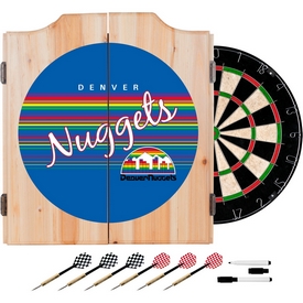 Denver Nuggets Hardwood Classics NBA Wood Dart Cabinet, NBA7000HC-DN