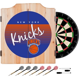 New York Knicks Hardwood Classics NBA Wood Dart Cabinet, NBA7000HC-NYK