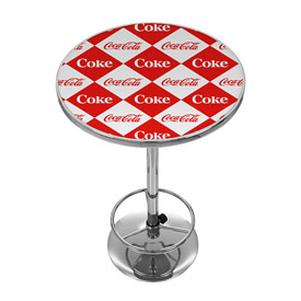 Checker Coca Cola Pub Table, coke-2000-v10