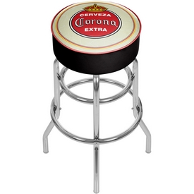 Corona Padded Swivel Bar Stool - Vintage, CRN1000-VTG