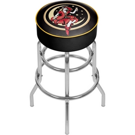 Miller High Life Girl In Moon Vintage Padded Bar Stool-Made In Usa, MV1000-1