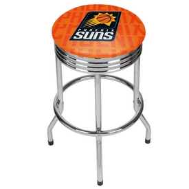 NBA Chrome Ribbed Bar Stool - City - Phoenix Suns, NBA1005-PS3