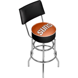 NBA Swivel Bar Stool with Back - Fade - Phoenix Suns, NBA1100-PS2