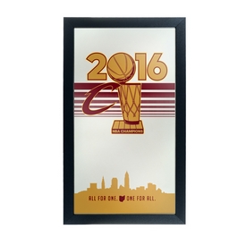 Cleveland Cavaliers 2016 NBA Champions Framed Logo Mirror, NBA1500-CC-C16