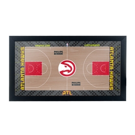 Atlanta Hawks Official NBA Court Framed Plaque, NBA1575-AH