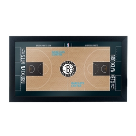Brooklyn Nets Official NBA Court Framed Plaque, NBA1575-BN