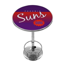 Phoenix Suns Hardwood Classics NBA Chrome Pub Table, NBA2000HC-PS