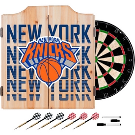 NBA Dart Cabinet Set with Darts and Board - City - New York Knicks, NBA7010-NY3