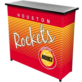 Houston Rockets Hardwood Classics NBA Portable Bar w/Case, NBA8000HC-HR