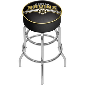 NHL Chrome Bar Stool with Swivel - Boston Bruins, NHL1000-BB2