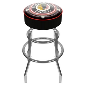 Throwback Chicago Blackhawks Padded Bar Stool, NHL1000-CBHV