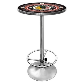Vintage Chicago Blackhawks Pub Table, NHL2000-CBHV