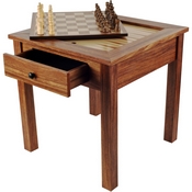 Wood 3 in 1 Chess Backgammon Table, 80-411
