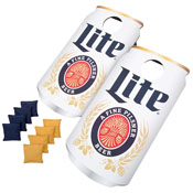 Miller Lite Can Cornhole Bean Bag Toss Game, 80-BBT09-ML