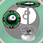 8-Ball Light Pub Table, 8BL2000
