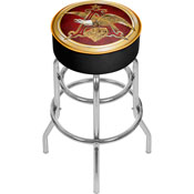 Budweiser A & Eagle Padded Bar Stool - Made In USA, AB1000-AE-1