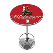 Budweiser Chrome Pub Table - Clydesdale Red, AB2000-CLY-R