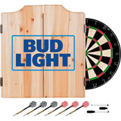 Bud Light Dart Cabinet Includes Darts and Board, AB7010-BL