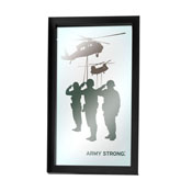 U.S Army Silhouette II Framed Mirror, ARMY1511